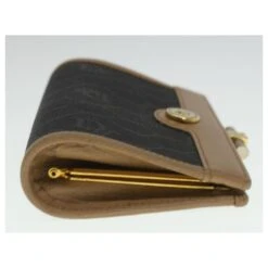 Christian Dior Honeycomb Canvas Porte-Monnaie PVC Cuir Noir Auth 37872 13 Christian Dior Honeycomb Canvas Porte-Monnaie PVC Cuir Noir Auth 37872 -Outlet Élégance DIOR 844078 4