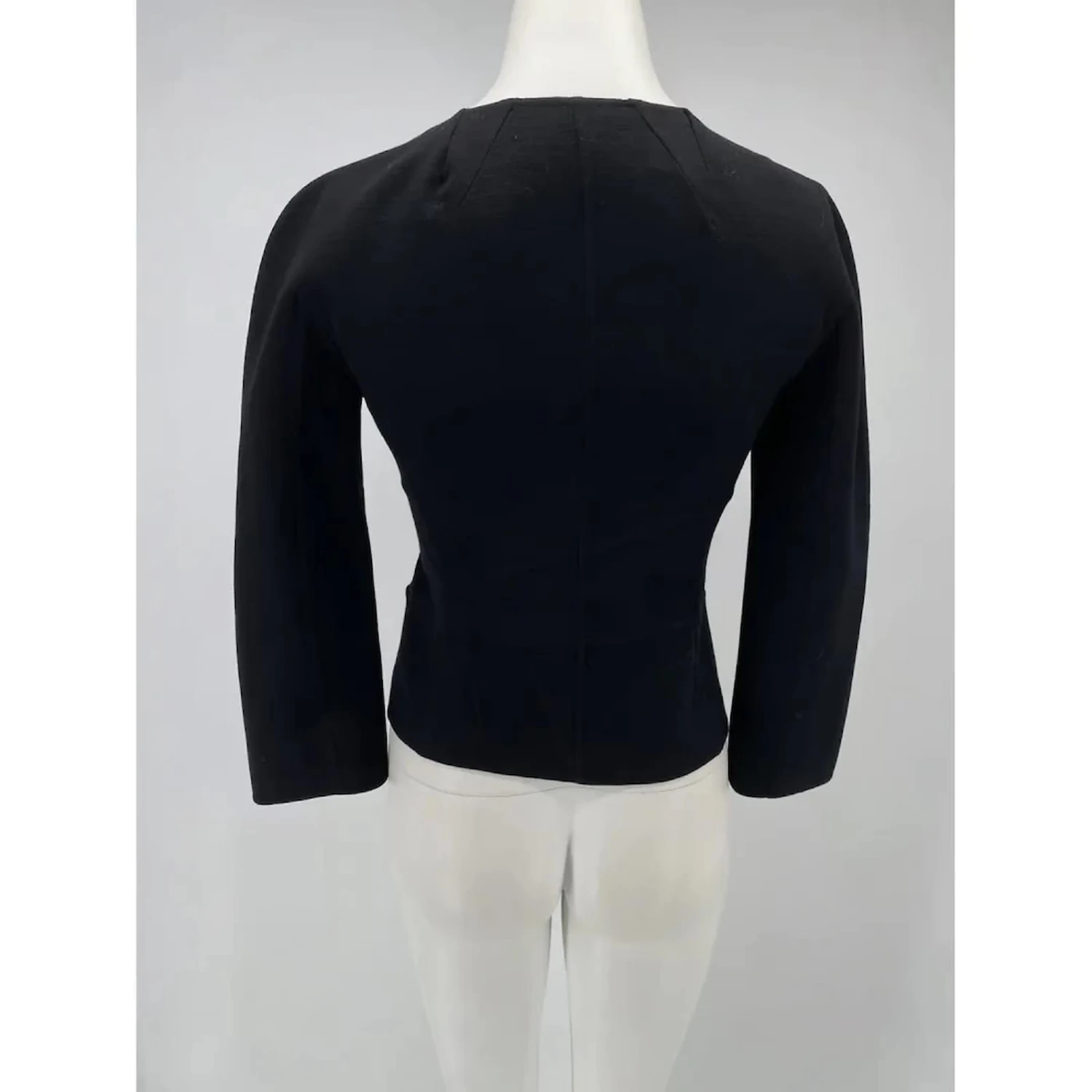 Christian Dior Vestes DIOR T.fr 36 Wool Noir 3 Christian Dior Vestes DIOR T.fr 36 Wool Noir – Image 3