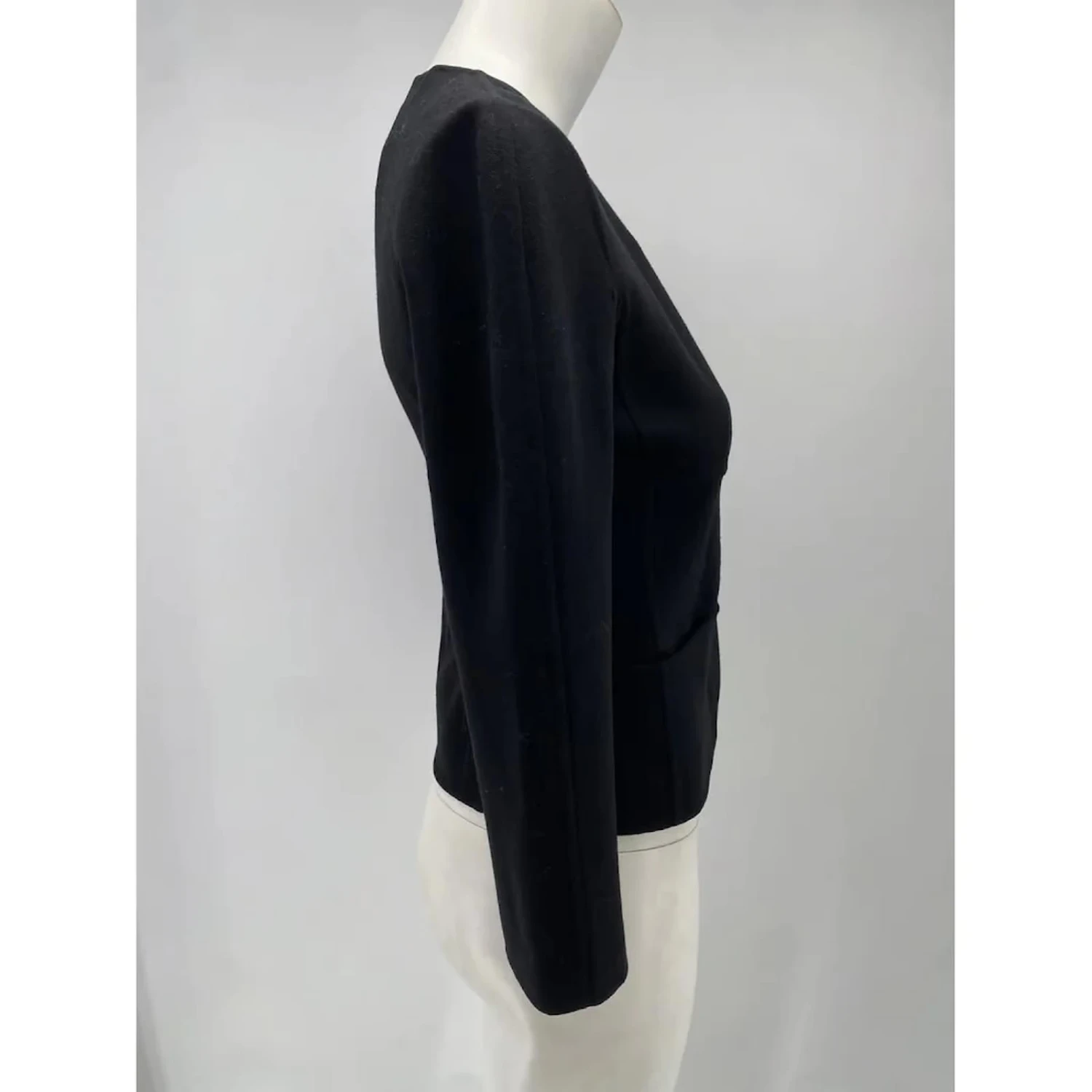 Christian Dior Vestes DIOR T.fr 36 Wool Noir 4 Christian Dior Vestes DIOR T.fr 36 Wool Noir – Image 4