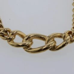 Dior Collier Chaîne Strass Doré -Outlet Élégance DIOR 845122 3