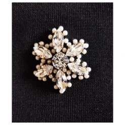 Robe Dior Noir Avec Strass Et Perles -Outlet Élégance DIOR 847632 9