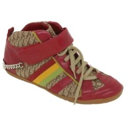 Baskets Christian Dior Rasta Color Baskets Cuir Toile 35 Authentification Rouge 37995 18 Baskets Christian Dior Rasta Color Baskets Cuir Toile 35 Authentification Rouge 37995 -Outlet Élégance DIOR 848684 9