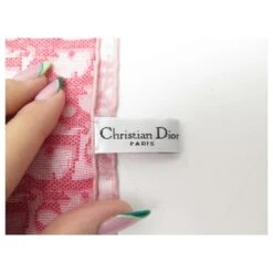 NEUF FOULARD CHRISTIAN DIOR CARRE 70 TOILE MONOGRAMME OBLIQUE SOIE SCARF Rose 9 NEUF FOULARD CHRISTIAN DIOR CARRE 70 TOILE MONOGRAMME OBLIQUE SOIE SCARF Rose -Outlet Élégance DIOR 849208 4