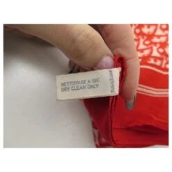 FOULARD CHRISTIAN DIOR CARRE 70 TOILE MONOGRAMME OBLIQUE ROUGE SOIE SCARF -Outlet Élégance DIOR 849209 6