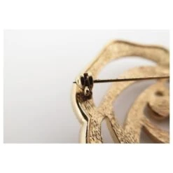 Autres Bijoux VINTAGE BROCHE CHRISTIAN DIOR FLEUR ET STRASS EN METAL DORE FLOWER BROOCH Doré -Outlet Élégance DIOR 849222 3