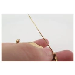 Autres Bijoux VINTAGE BROCHE CHRISTIAN DIOR FLEUR ET STRASS EN METAL DORE FLOWER BROOCH Doré -Outlet Élégance DIOR 849222 4