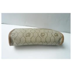 CHRISTIAN DIOR Porte Chéquier Et Porte Monnaie Toile Monogramé Vintage TBE Beige -Outlet Élégance DIOR 851240 5