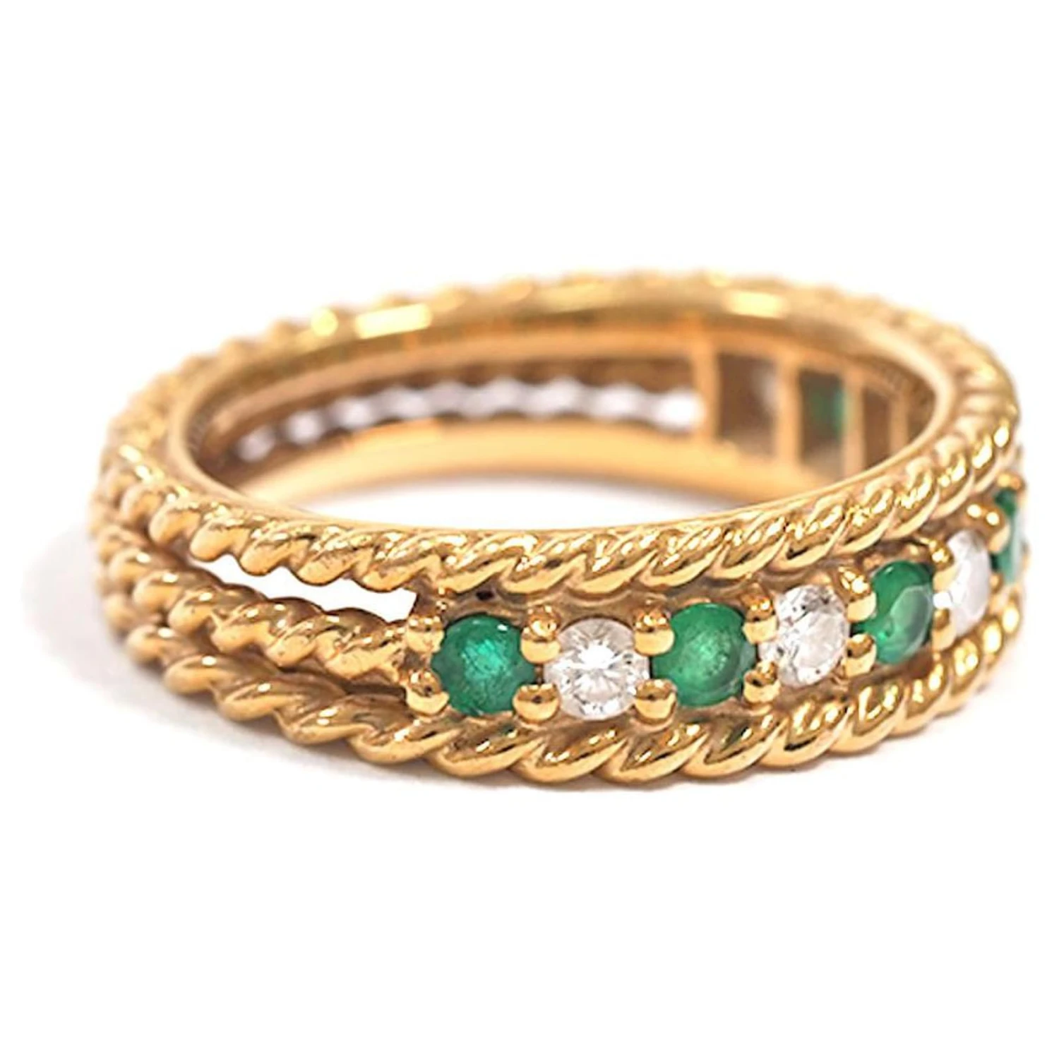 ***Christian Dior K18 Bague Emeraude Doré 2 ***Christian Dior K18 Bague Emeraude Doré – Image 2