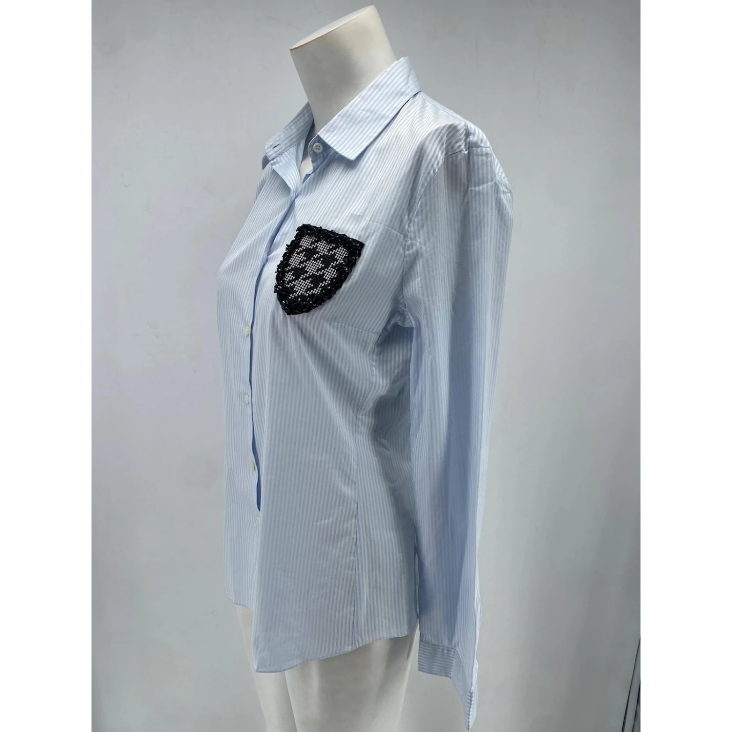 Hauts DIOR T.fr 42 Cotton Bleu 3 Hauts DIOR T.fr 42 Cotton Bleu – Image 3