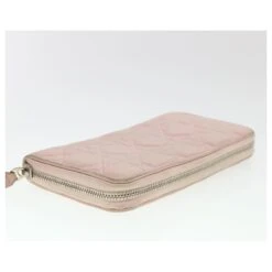 Christian Dior Portefeuille Long Lady Dior Peau D'Agneau Rose 02-LU-0068 Auth FM2154 -Outlet Élégance DIOR 854804 6