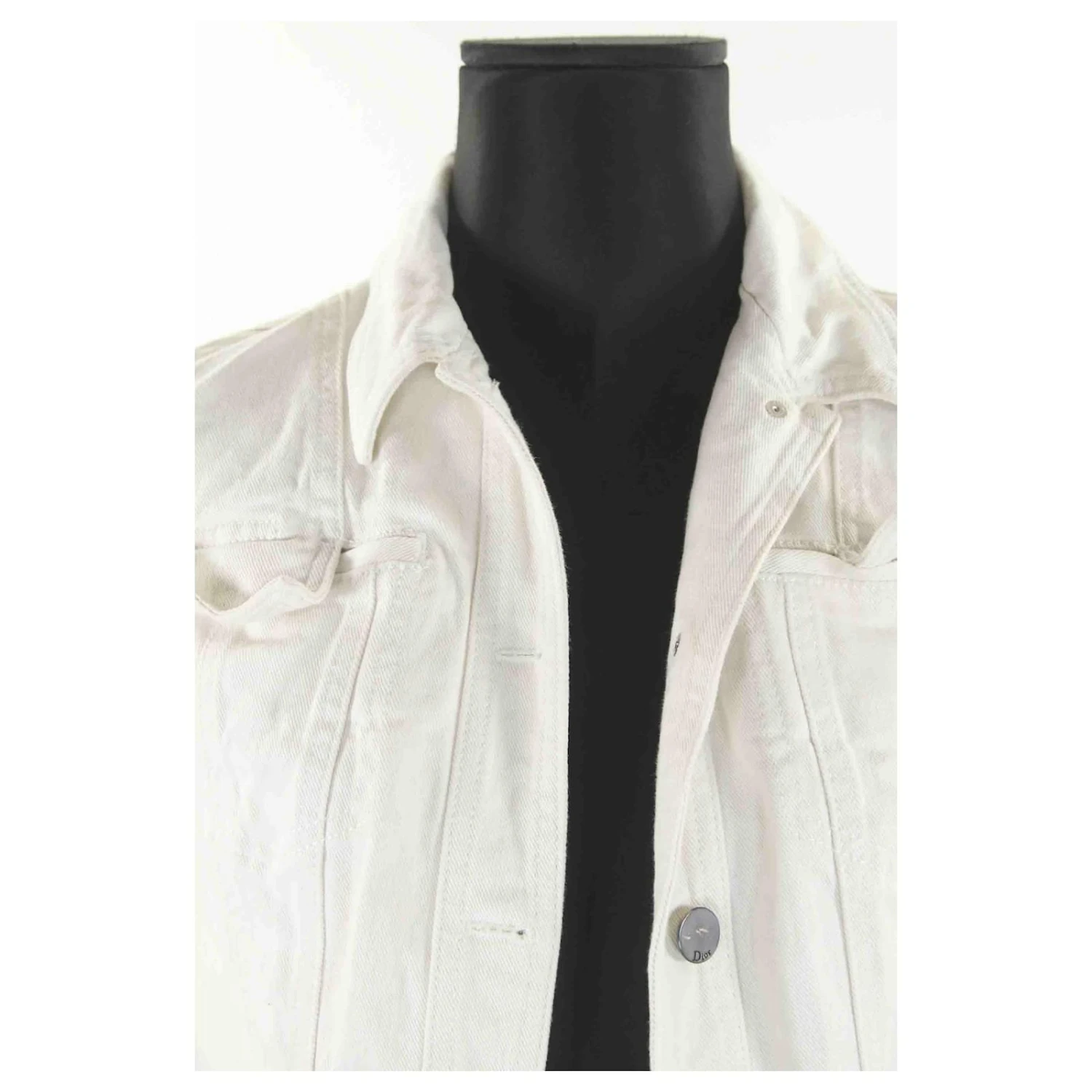 Veste Dior 36 Blanc 4 Veste Dior 36 Blanc – Image 4