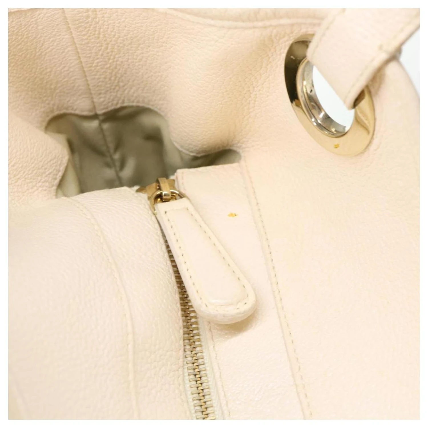 Christian Dior Sac Bandoulière Cuir Blanc 05-MA-1018 Auth Bs4523 9 Christian Dior Sac Bandoulière Cuir Blanc 05-MA-1018 Auth Bs4523 – Image 9