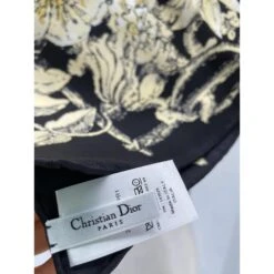 CHRISTIAN DIOR Foulards T. Silk Noir -Outlet Élégance DIOR 858057 3
