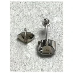 *Boucles D'oreilles Christian Dior Pierre De Couleur Bijouterie Argentée -Outlet Élégance DIOR 861298 4