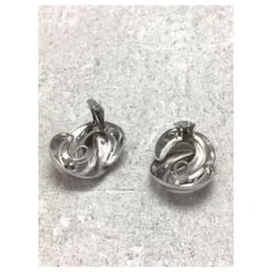 *Boucles D'oreilles Christian Dior Bijouterie Argentée -Outlet Élégance DIOR 861422 4