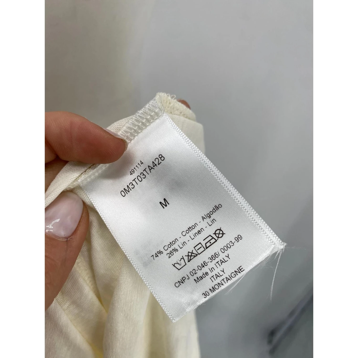 Hauts DIOR T.International M Coton Blanc 6 Hauts DIOR T.International M Coton Blanc – Image 6