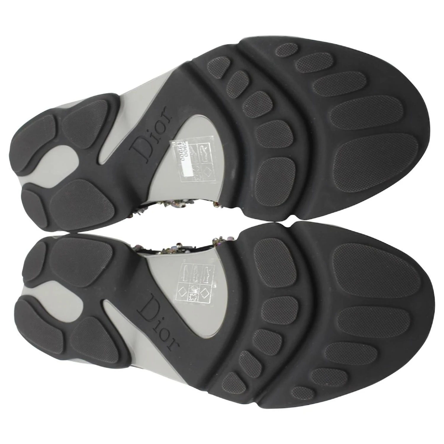 Dior Baskets Embellies Fusion En Coton Noir 4 Dior Baskets Embellies Fusion En Coton Noir – Image 4