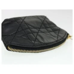 Christian Dior Lady Dior Porte-Monnaie Agneau Noir Auth Bs4707 14 Christian Dior Lady Dior Porte-Monnaie Agneau Noir Auth Bs4707 -Outlet Élégance DIOR 872792 5