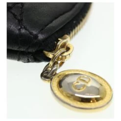 Christian Dior Lady Dior Porte-Monnaie Agneau Noir Auth Bs4707 18 Christian Dior Lady Dior Porte-Monnaie Agneau Noir Auth Bs4707 -Outlet Élégance DIOR 872792 9