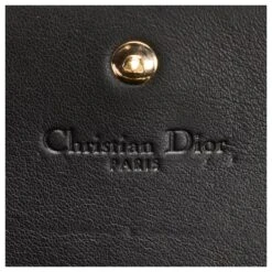 Dior Portefeuille à Chaîne Lady Dior Cannage Noir -Outlet Élégance DIOR 874223 7