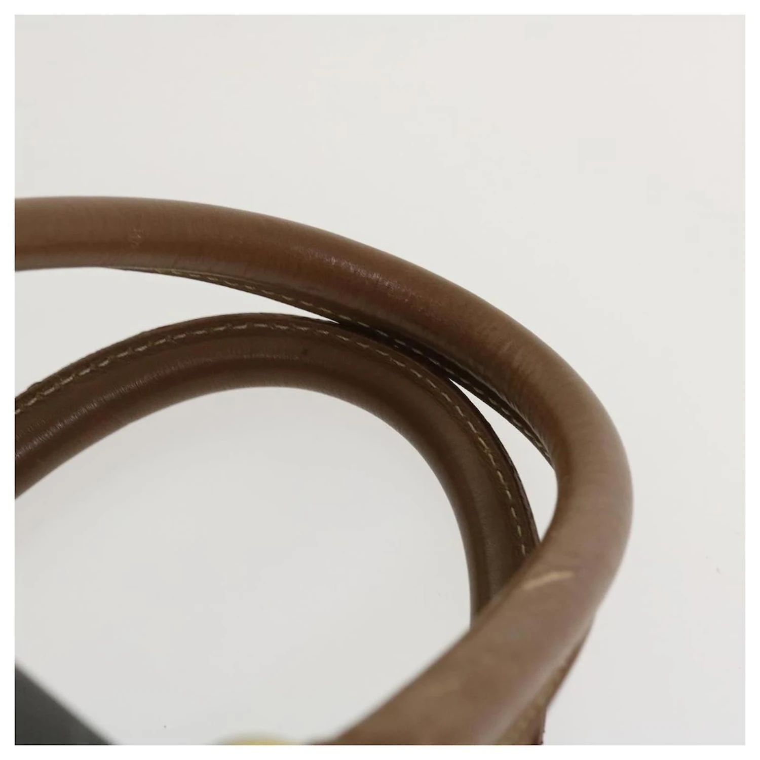 Christian Dior Honeycomb Canvas Sac Boston Cuir PVC Noir Marron Authentique 39170 8 Christian Dior Honeycomb Canvas Sac Boston Cuir PVC Noir Marron Authentique 39170 – Image 8