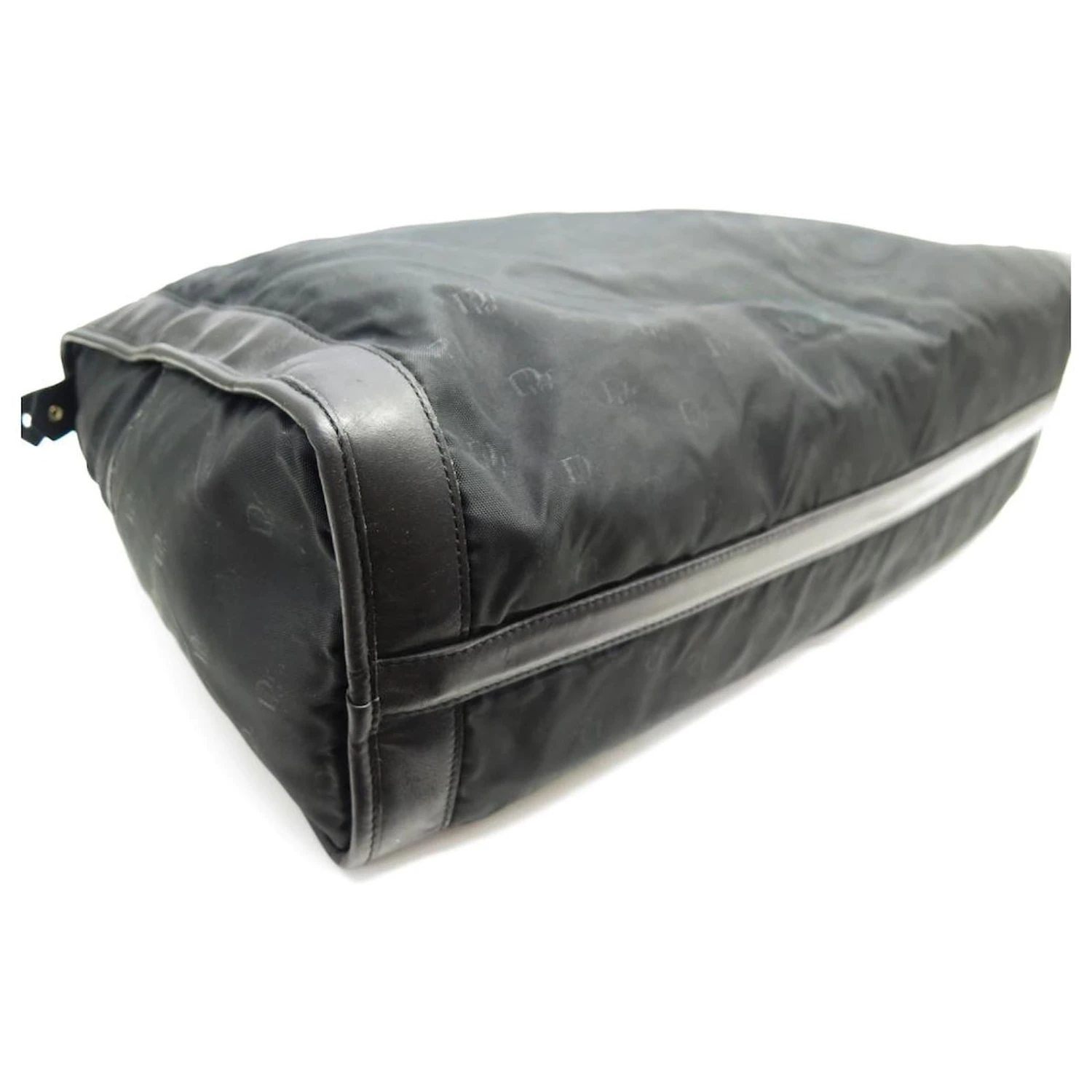 VINTAGE SAC A MAIN DE VOYAGE CHRISTIAN DIOR 50 CM EN TOILE MONOGRAMEE BAG Noir 3 VINTAGE SAC A MAIN DE VOYAGE CHRISTIAN DIOR 50 CM EN TOILE MONOGRAMEE BAG Noir – Image 3