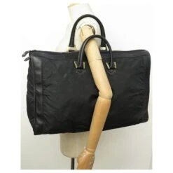 VINTAGE SAC A MAIN DE VOYAGE CHRISTIAN DIOR 50 CM EN TOILE MONOGRAMEE BAG Noir 13 VINTAGE SAC A MAIN DE VOYAGE CHRISTIAN DIOR 50 CM EN TOILE MONOGRAMEE BAG Noir -Outlet Élégance DIOR 875140 4