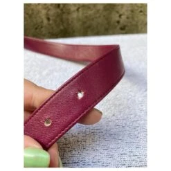 Superbe Ceinture Christian Dior En Cuir Et Métal Violet Bijouterie Dorée 17 Superbe Ceinture Christian Dior En Cuir Et Métal Violet Bijouterie Dorée -Outlet Élégance DIOR 876167 9
