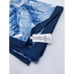 Echarpes DIOR T. Silk Bleu -Outlet Élégance DIOR 876804 3