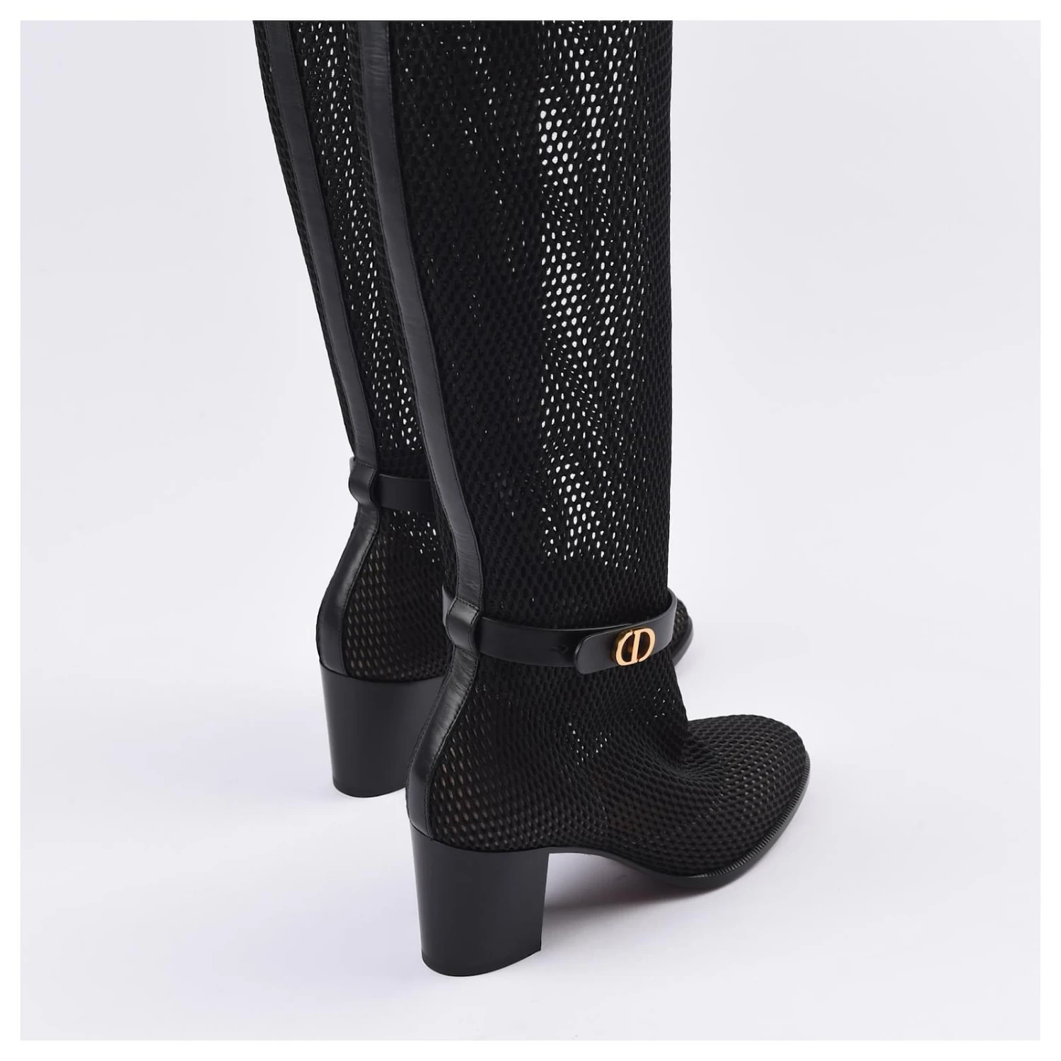Bottes DIOR T.UE 36 Cuir De Vachette Noir 3 Bottes DIOR T.UE 36 Cuir De Vachette Noir – Image 3