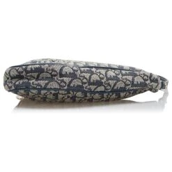 Saddle Mini Selle En Toile Dior Oblique Bleu -Outlet Élégance DIOR 878297 4