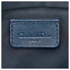Saddle Mini Selle En Toile Dior Oblique Bleu -Outlet Élégance DIOR 878297 6