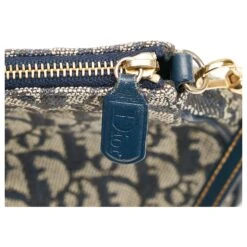 Saddle Mini Selle En Toile Dior Oblique Bleu -Outlet Élégance DIOR 878297 8