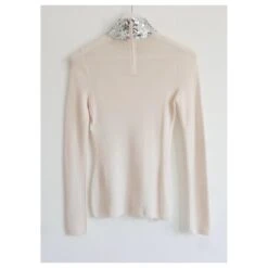 Pull Col Montant Orné De Sequins Dior Crème 8 Pull Col Montant Orné De Sequins Dior Crème -Outlet Élégance DIOR 881230 3