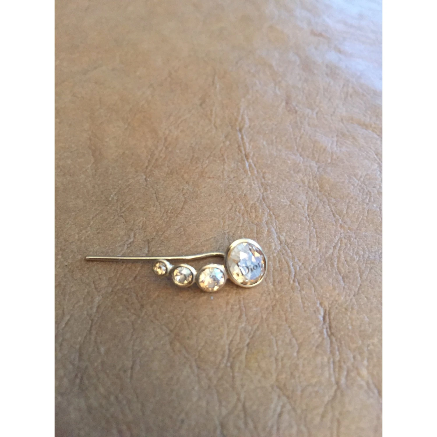 Boucles D’oreilles DIOR Doré 3 Boucles D’oreilles DIOR Doré – Image 3