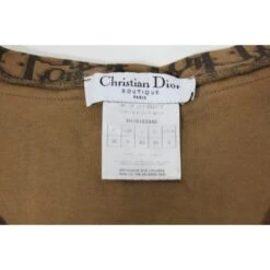 Christian Dior Top Monogrammé Marron Chataigne -Outlet Élégance DIOR 9531 3
