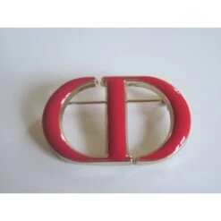 Broche Dior Rouge -Outlet Élégance DIOR 98782 3