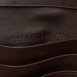 Dior Petit Portefeuille En Cuir Marron Marron Foncé 12 Dior Petit Portefeuille En Cuir Marron Marron Foncé -Outlet Élégance DIOR 99075 6