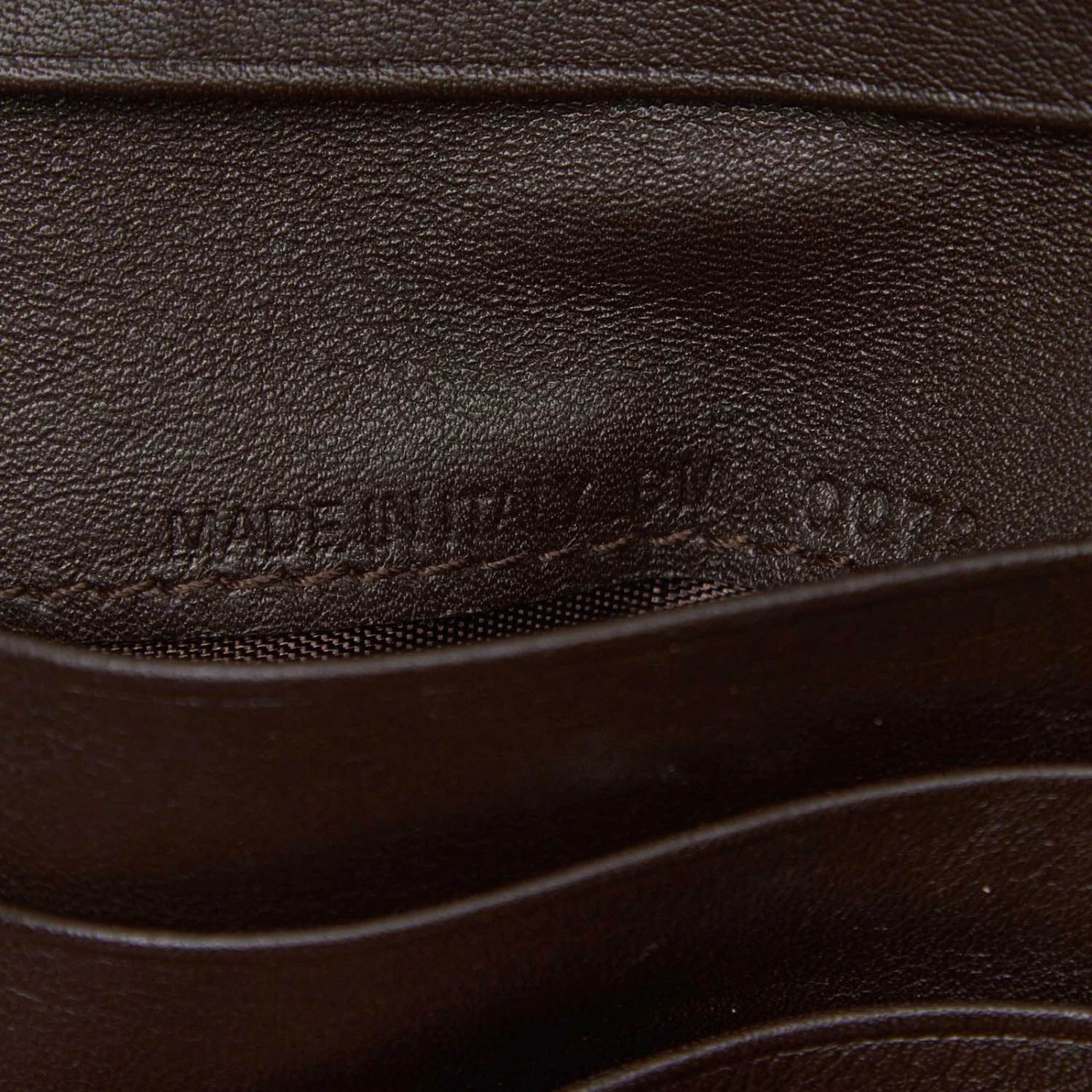 Dior Petit Portefeuille En Cuir Marron Marron Foncé 6 Dior Petit Portefeuille En Cuir Marron Marron Foncé – Image 6