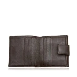 Dior Petit Portefeuille En Cuir Marron Marron Foncé 13 Dior Petit Portefeuille En Cuir Marron Marron Foncé -Outlet Élégance DIOR 99075 7