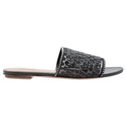 Jelly Kaleidiorscopic Imprimé Foulard En Soie Sandales À Nœud Blanc