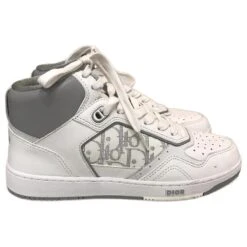 Baskets DIOR T.UE 39 Cuir De Vachette Blanc
