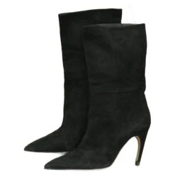Bottes DIOR T.UE 38.5 Suédée Noir