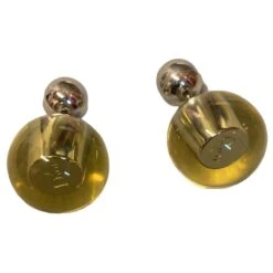 Boucles D'Oreilles Dior Jaune