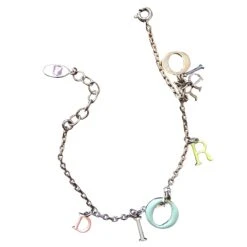 Dior Bracelet A Breloques Argenté