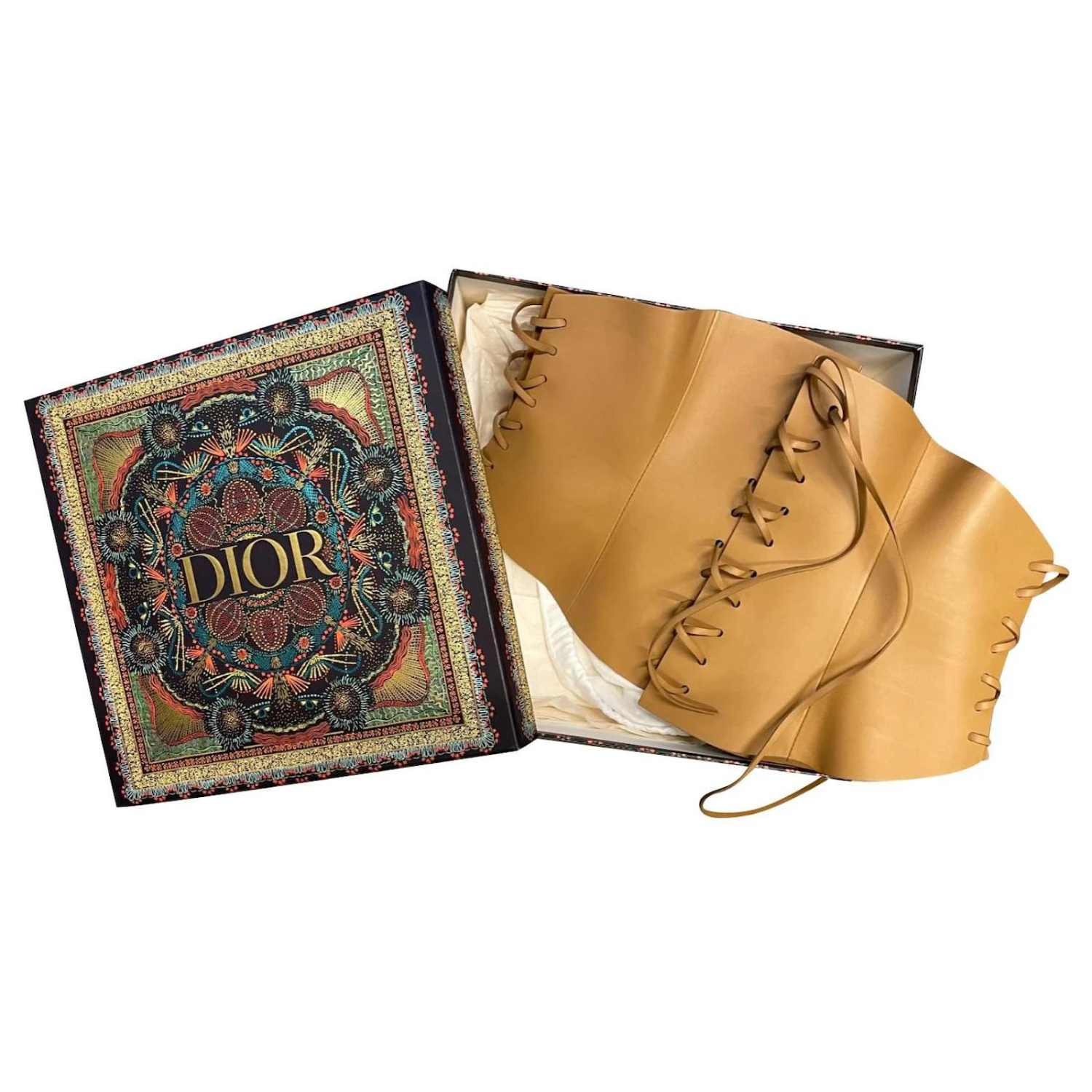 Ceinture Corset Christian Dior D-Lace 2021 Croisière Beige 1 Ceinture Corset Christian Dior D-Lace 2021 Croisière Beige