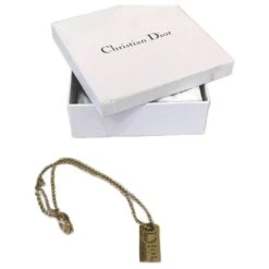 DIOR Colliers T. Métal Doré