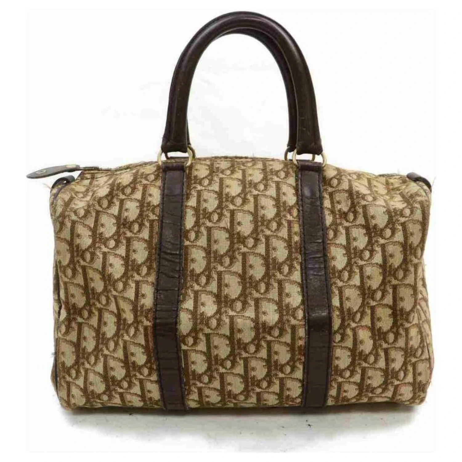 Christian Dior Duffle Boston Trotter Monogram Marron 1 Christian Dior Duffle Boston Trotter Monogram Marron
