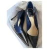 Christian Dior Escarpins Bi Color Bleu