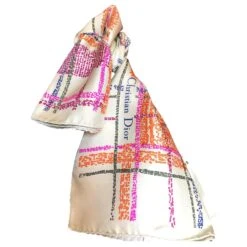 Christian Dior Foulard Vert Clair